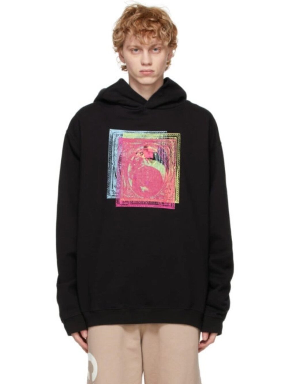 Maison Margiela 2021 Black "Stamps" Men's Hoodie NWT